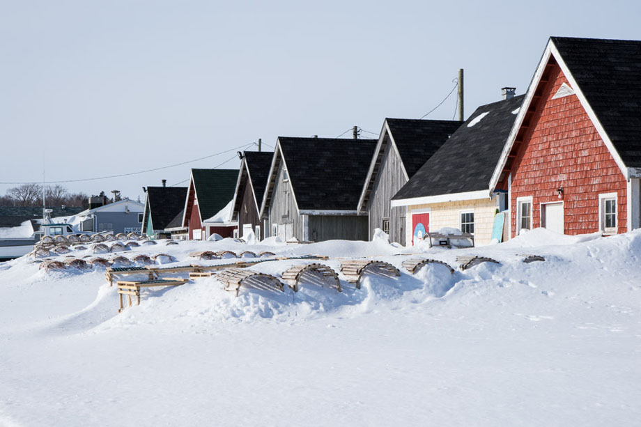 Winter on Prince Edward Island, Canada